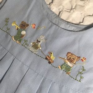 Baby Blue Embriodered ‘Musical Parade’ Jumper